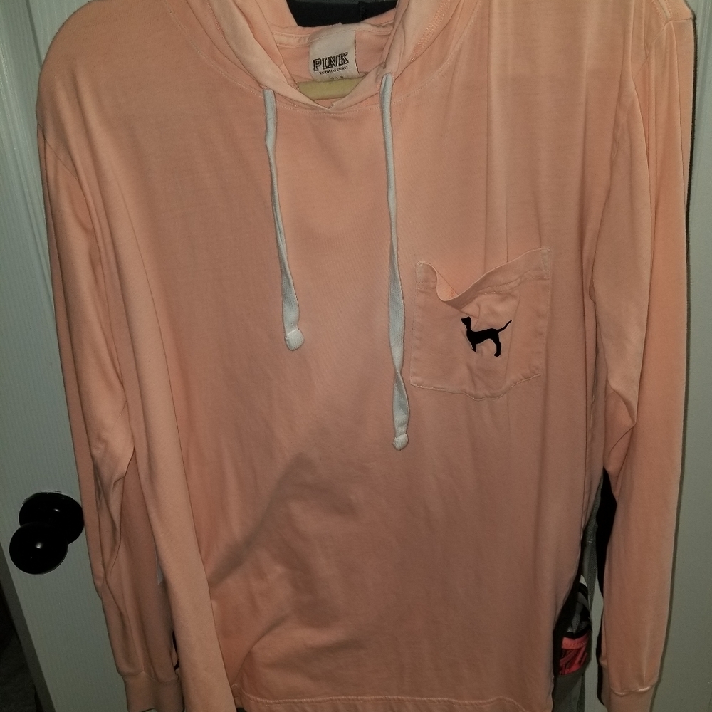 Long sleeved Victoria's Secret hooded shirt